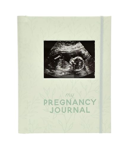 Pearhead My Pregnancy Journal Keepsake Pregnancy Memory Book with Sonogram Photo Insert Pregnant Trimester Milestone Tracker Notebook Expecting Mom Gift Sage Green Leaf 0 belly baby and beyond