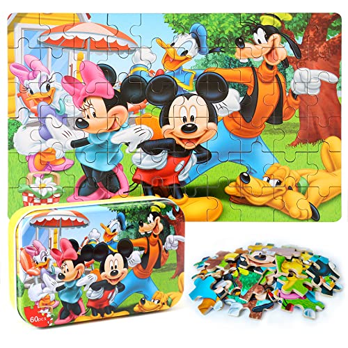 Puzzles for Kids Ages 4 8 60 Piece Puzzles for Kids Ages 3 5 in a Metal Box Girls and Boys Learning Educational Jigsaw Puzzle Toys Gifts 0 belly baby and beyond