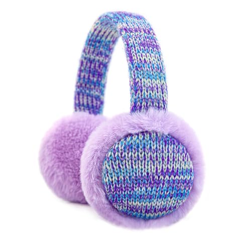 RAOEXI Winter Ear Muffs For Kids Warm Furry Knit Girls Earmuffs Boys Baby Plush Toddler Ear Warmers Outdoor Ear Covers 0 belly baby and beyond