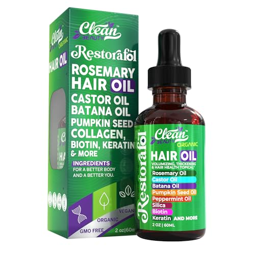 Rosemary Hair Oil For Growth with Castor Oil Batana Oil Pumpkin Seed Oil Peppermint Oil Silica Biotin Collagen Keratin Saw Palmetto Horsetail Tea Tree Eucalyptus Vit E Aloe Vera Jojoba 0 belly baby and beyond