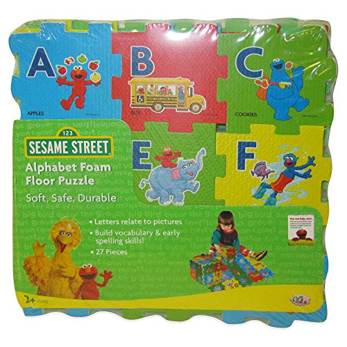 Sesame Street Alphabet Foam Floor Puzzle 0 belly baby and beyond