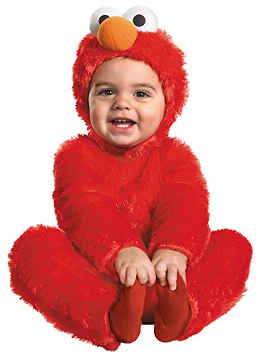 Sesame Street Elmo Comfy Fur Costume Small 2T 0 belly baby and beyond