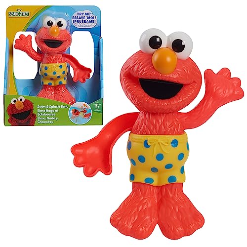 Sesame Street Swim and Splash Elmo Wind Up Bath and Pool Toy Officially Licensed Kids Toys for Ages 2 Up by Just Play 0 belly baby and beyond