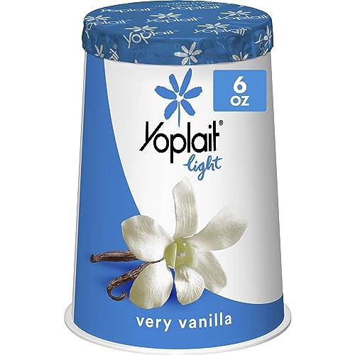 Yoplait Light Very Vanilla Fat Free Yogurt 6 OZ Yogurt Cup 0 belly baby and beyond