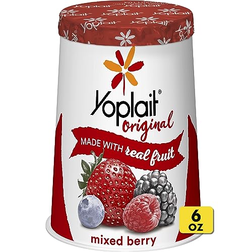 Yoplait Original Mixed Berry Low Fat Yogurt 6 OZ Yogurt Cup 0 belly baby and beyond